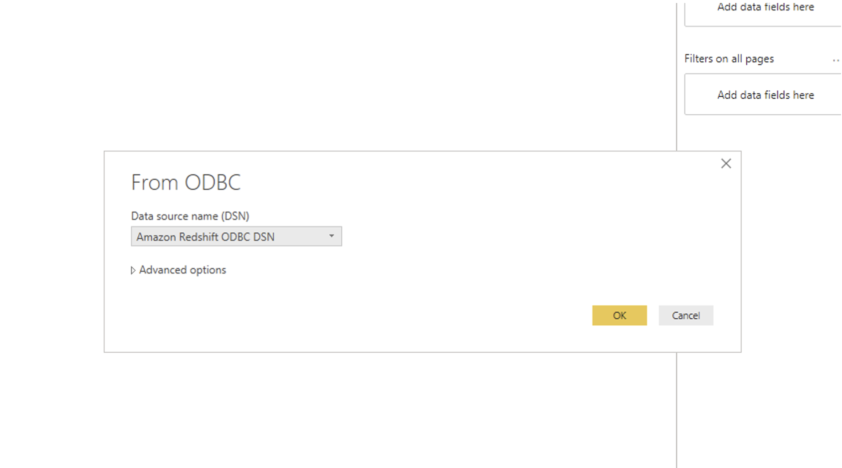 ODBC Data Source in PowerBI