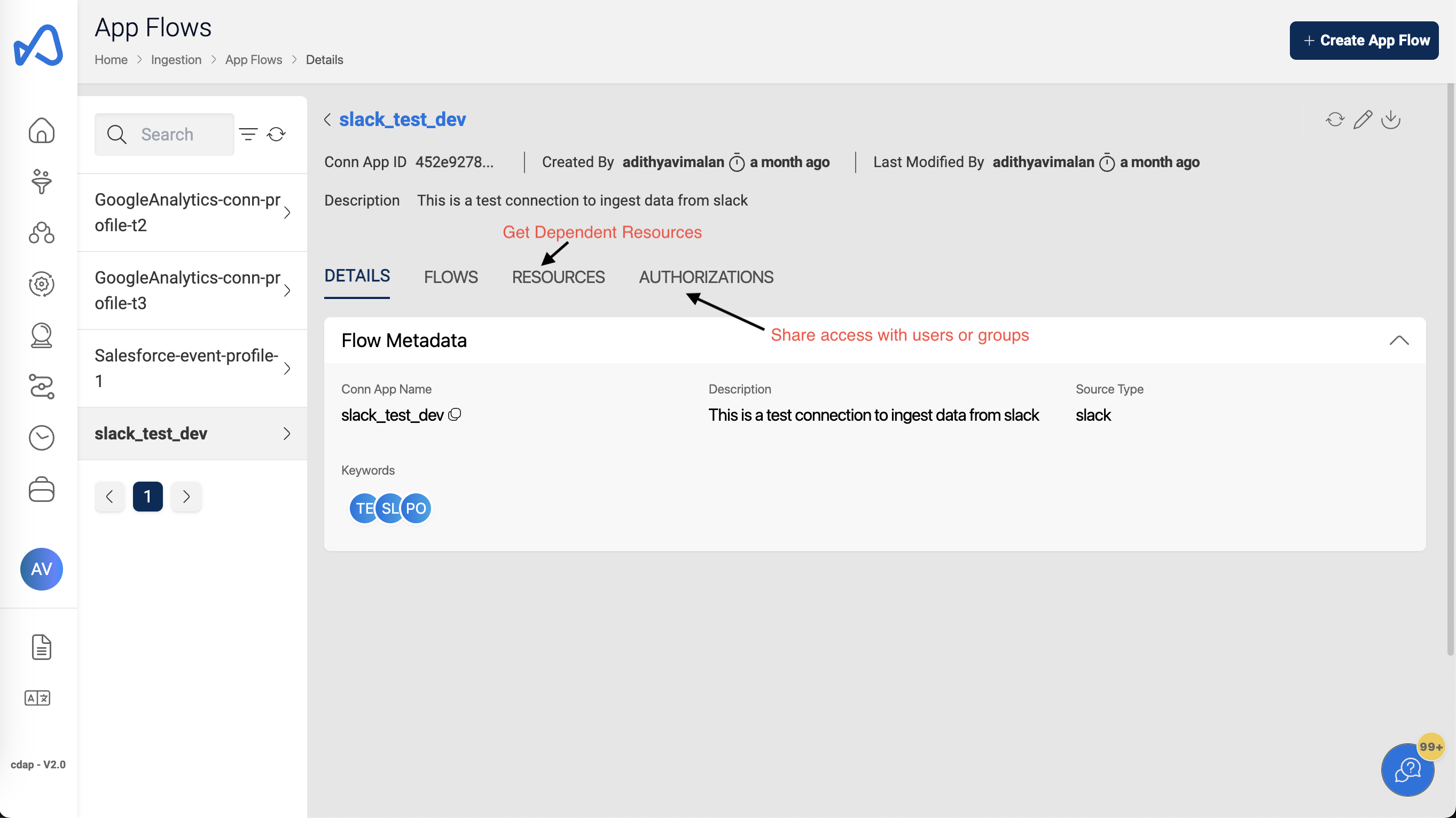 App Flow Details