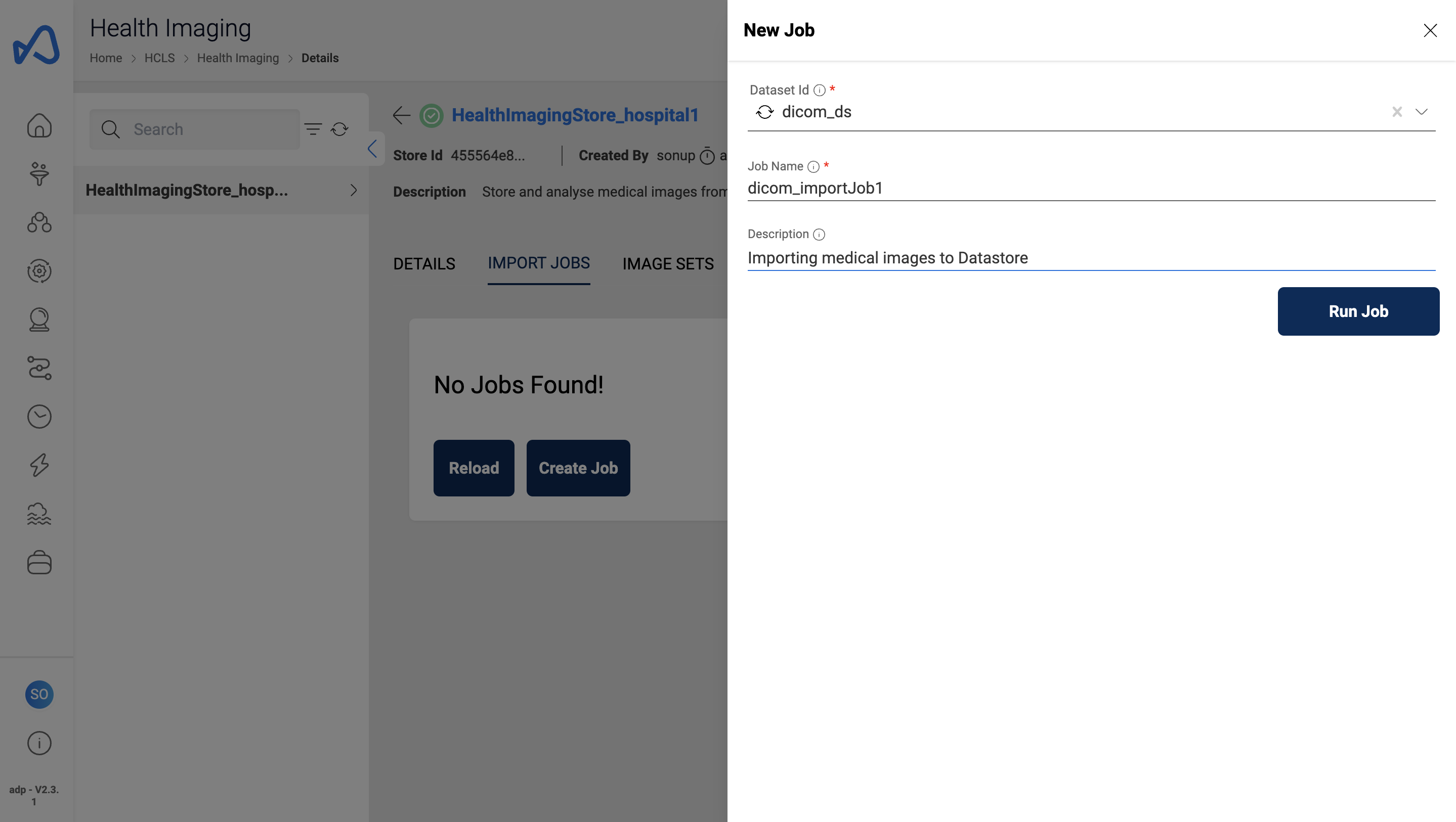 Import Data into HealthImaging