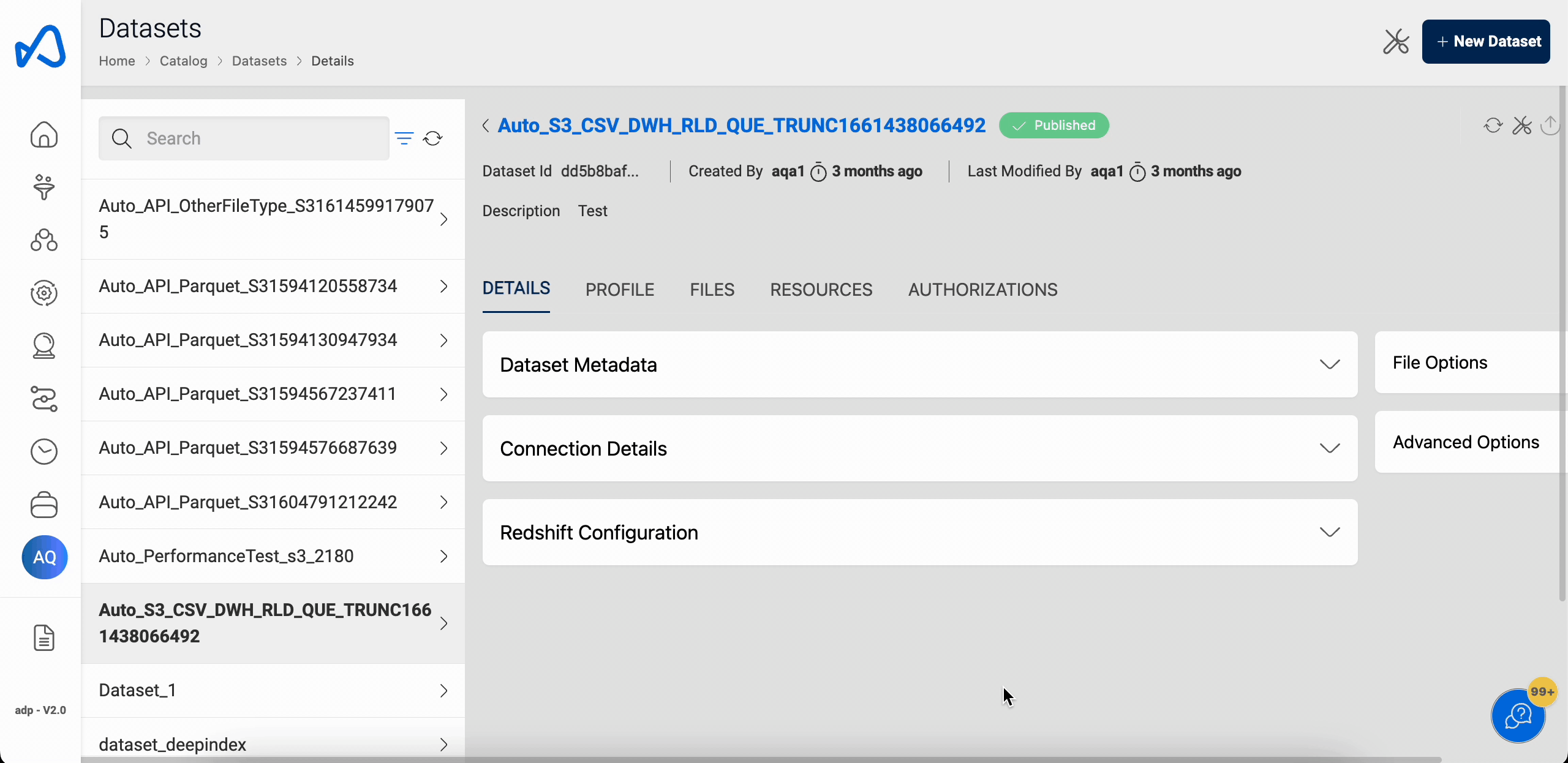 Redshift Data Conversion Parameters