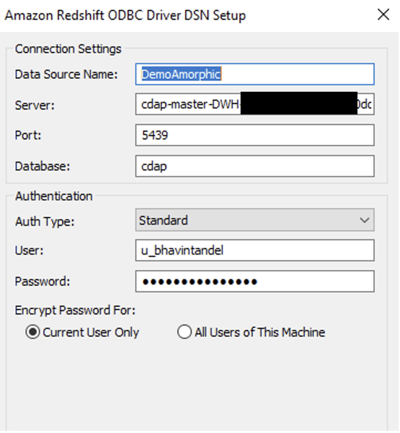 RStudio Driver DSN Update